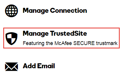 Manage Trusted Site