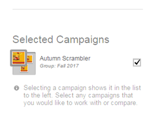 The campaign thumbnail appears in the group