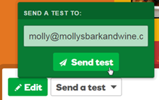 Send a test email