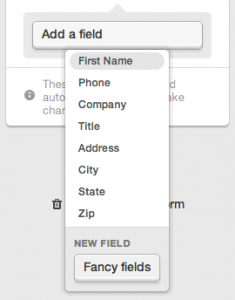 adding a fancy field to your signup form