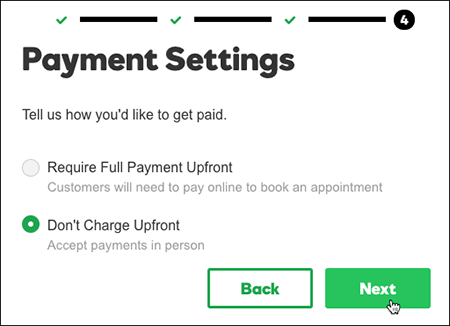 choose payment method