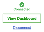 Select View Dashboard or Disconnect