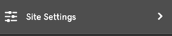 click Site Settings panel