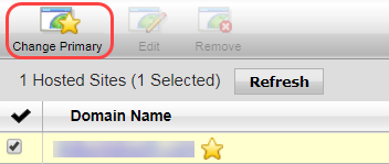 change primary domain