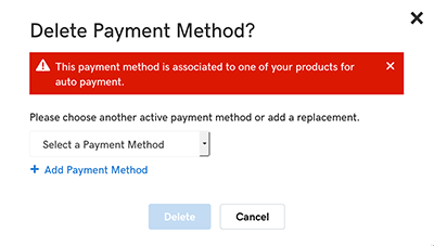 select another payment method