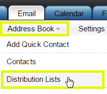 Click Distribution Lists