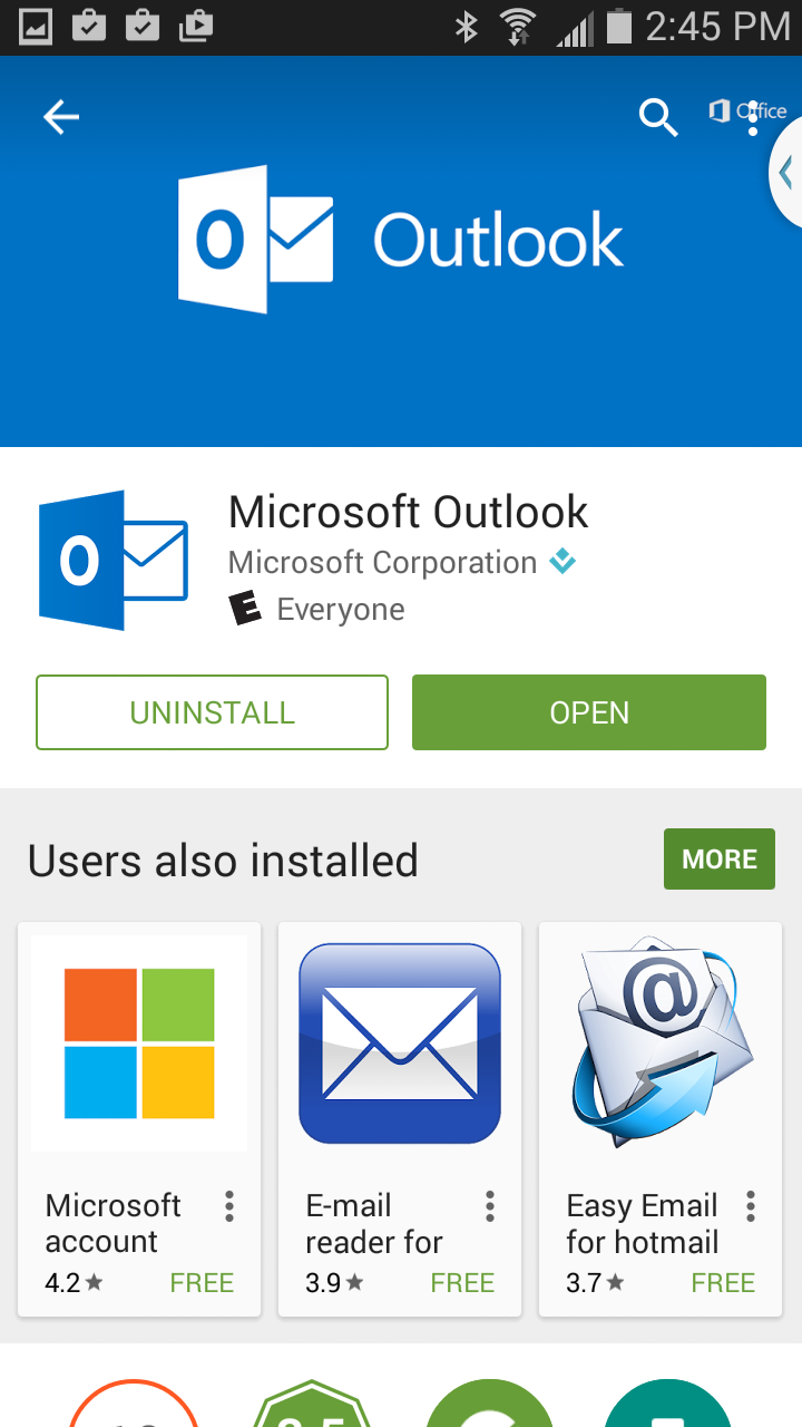 Workspace Email Outlook App On Android Set Up Email